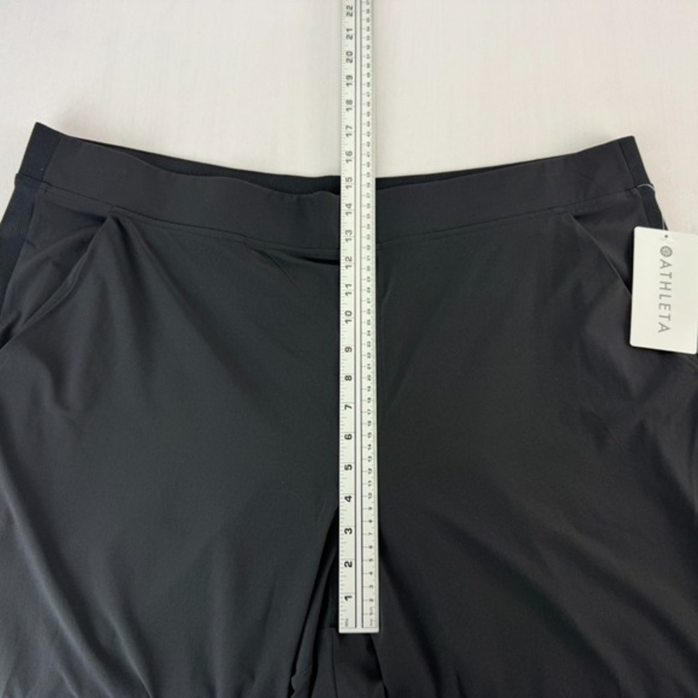 Athleta NWT Brooklyn Ankle Pant Black Plus Sz 24 Pull On Active Lightweight City - Picture 15 of 16